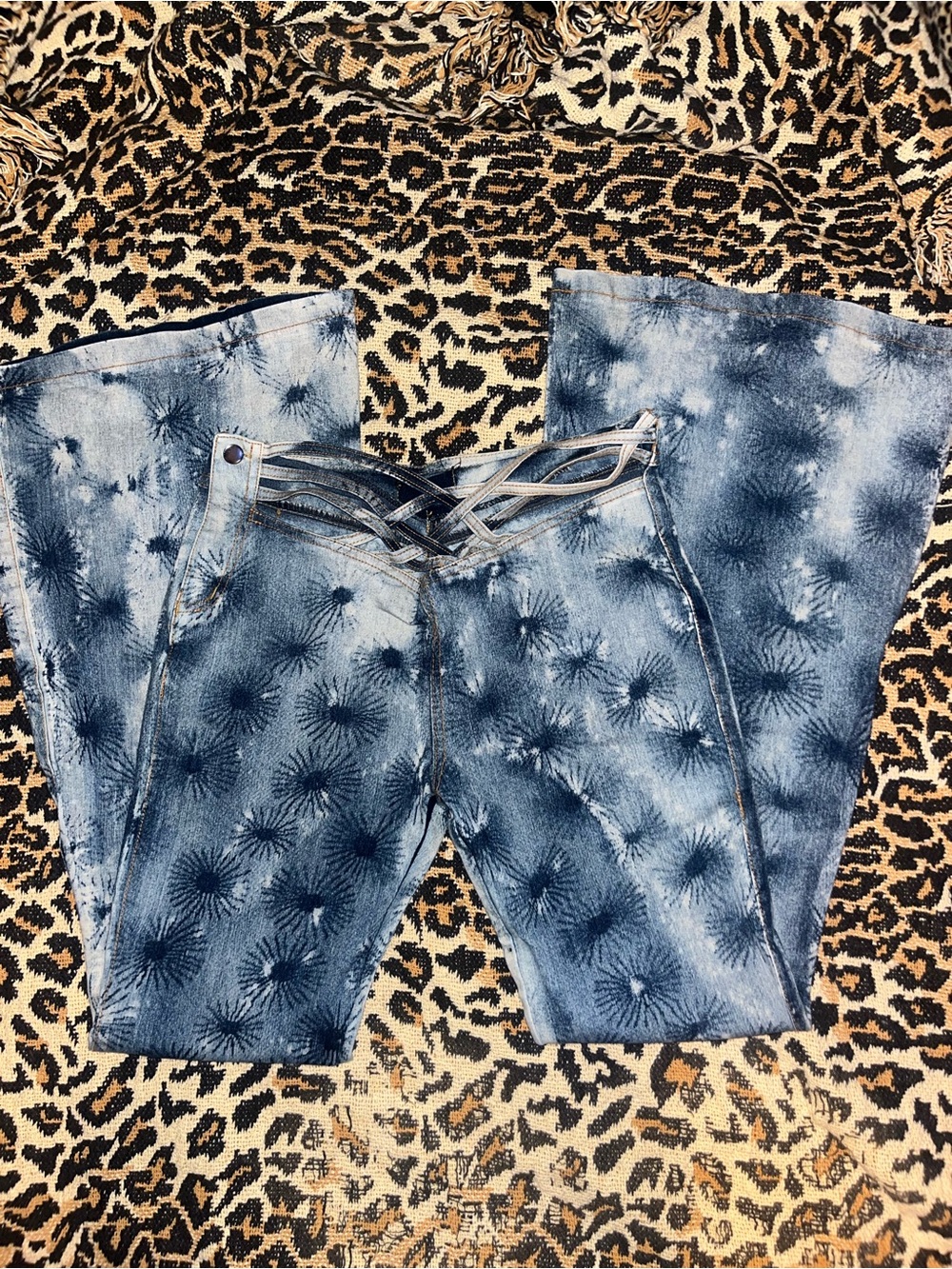 vintage Bubblegum low waisted bell bottom jeans